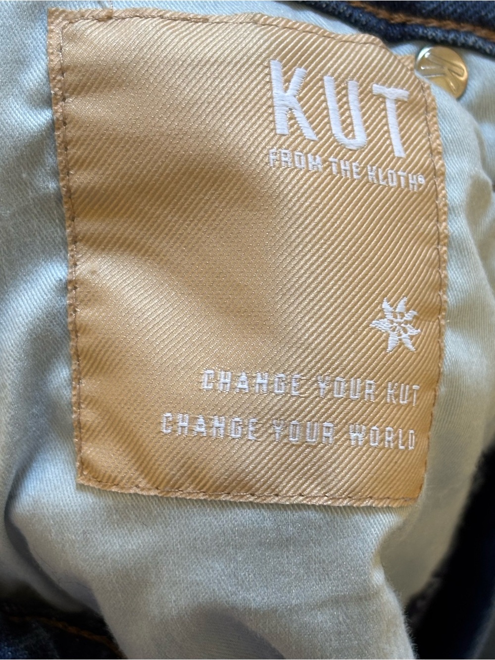 Kut from the Kloth High-Rise Wide-Leg Jeans in Dark Blue - Picture 6 of 10